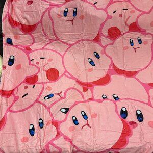 Kirby Fleece Throw Blanket Cartoon Cute for kids Soft (BRAND NEW)